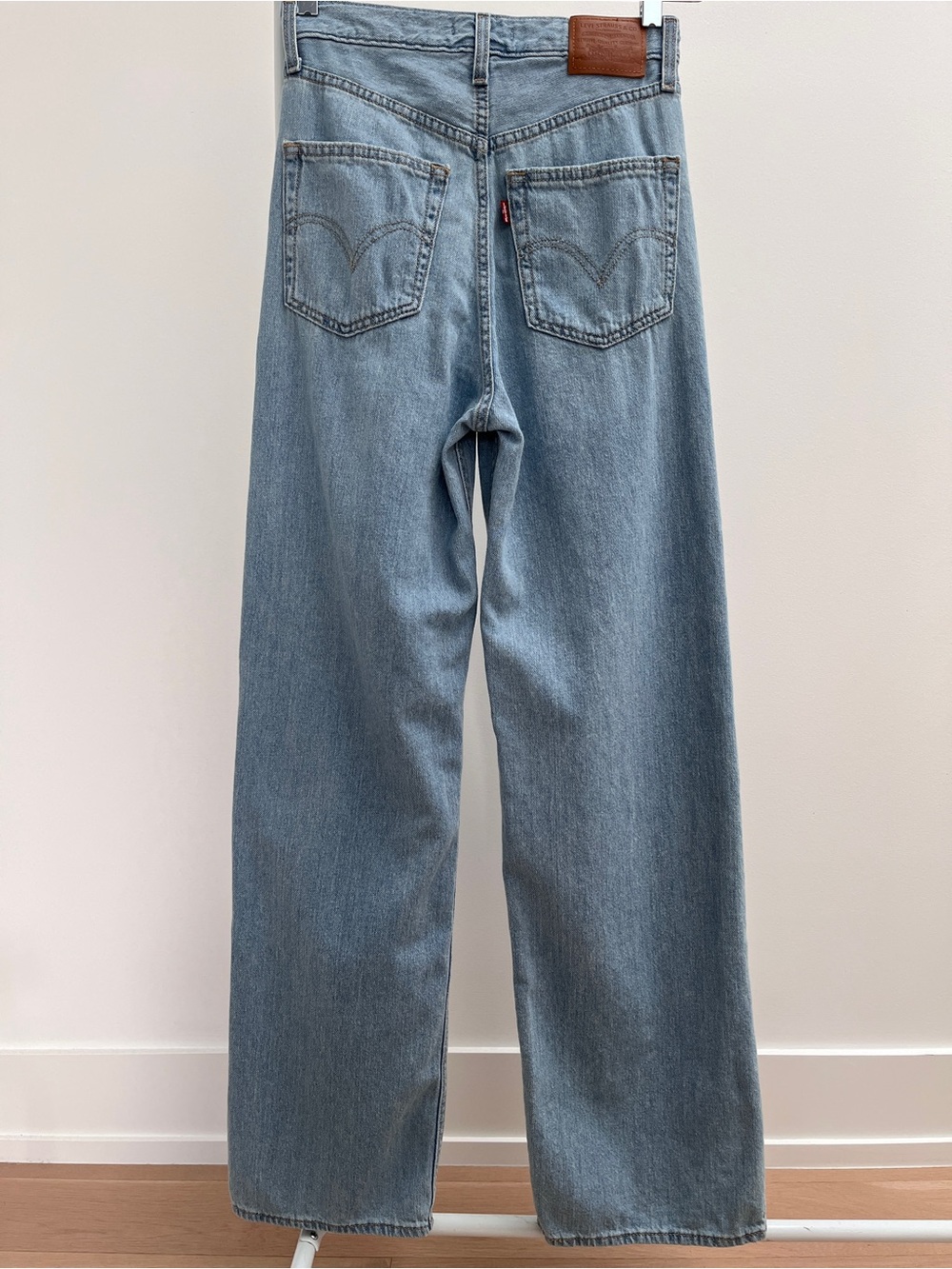 Levi’s high loose jeans 25 lets stay in pj cotton hemp wide leg lightweight - Picture 9 of 12